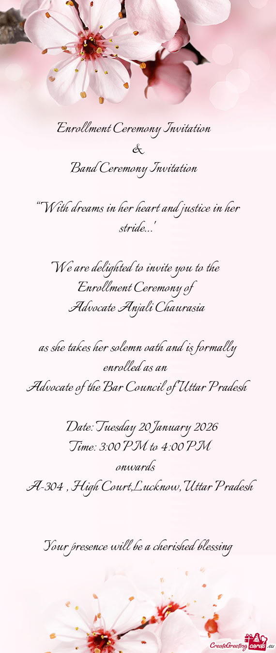 Advocate Anjali Chaurasia