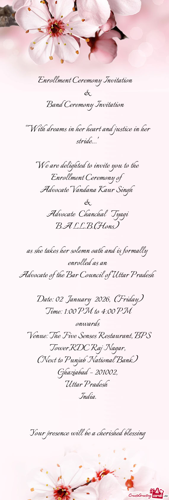 Advocate Chanchal Tyagi