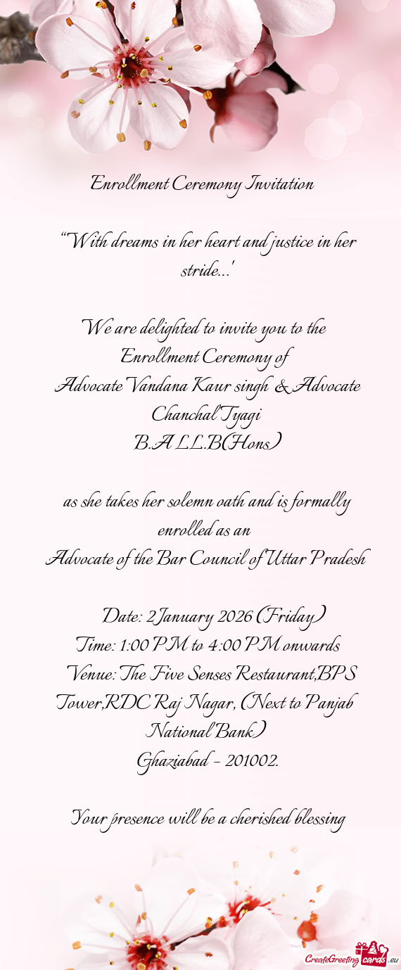 Advocate Vandana Kaur singh & Advocate Chanchal Tyagi