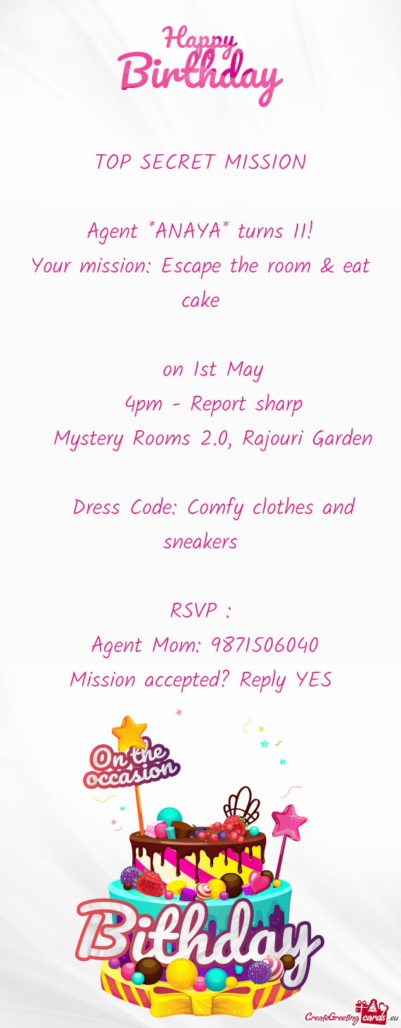 Agent *ANAYA* turns 11