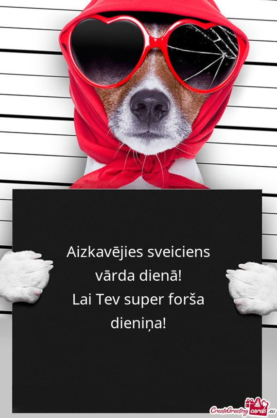 Aizkavējies sveiciens vārda dienā