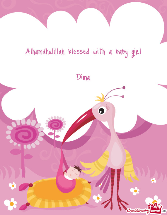 Alhamdhulillah blessed with a baby girl