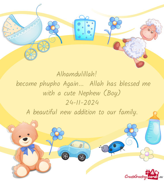 Alhamdulillah!❤️ become phupho Again