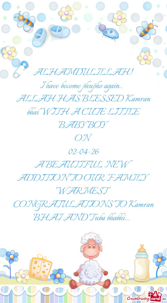 ALHAMDULILLAH! I have become phupho again