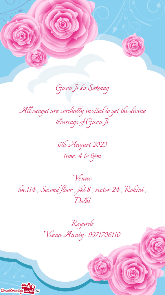 All sangat are cordially invited to get the divine