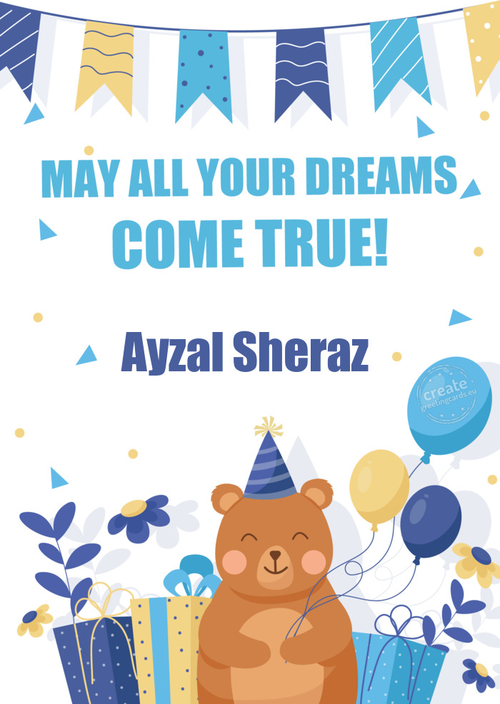 All the best ! Ayzal Sheraz