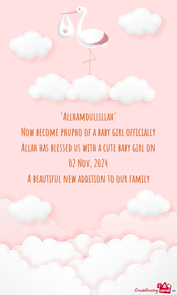 "Allhamdullillah"