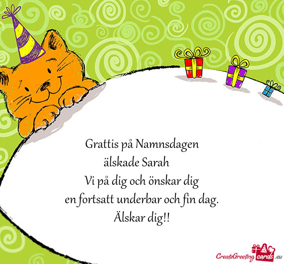 Älskade Sarah❤️