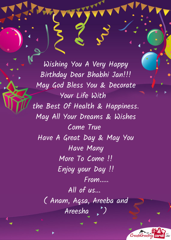 ( Anam, Aqsa, Areeba and Areesha❤️ )