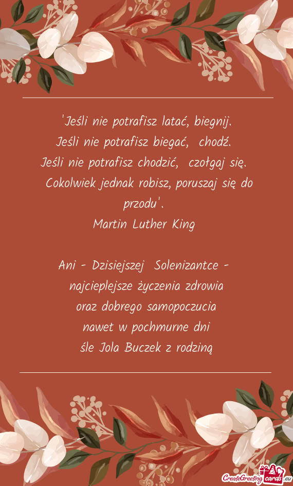 Ani - Dzisiejszej Solenizantce
