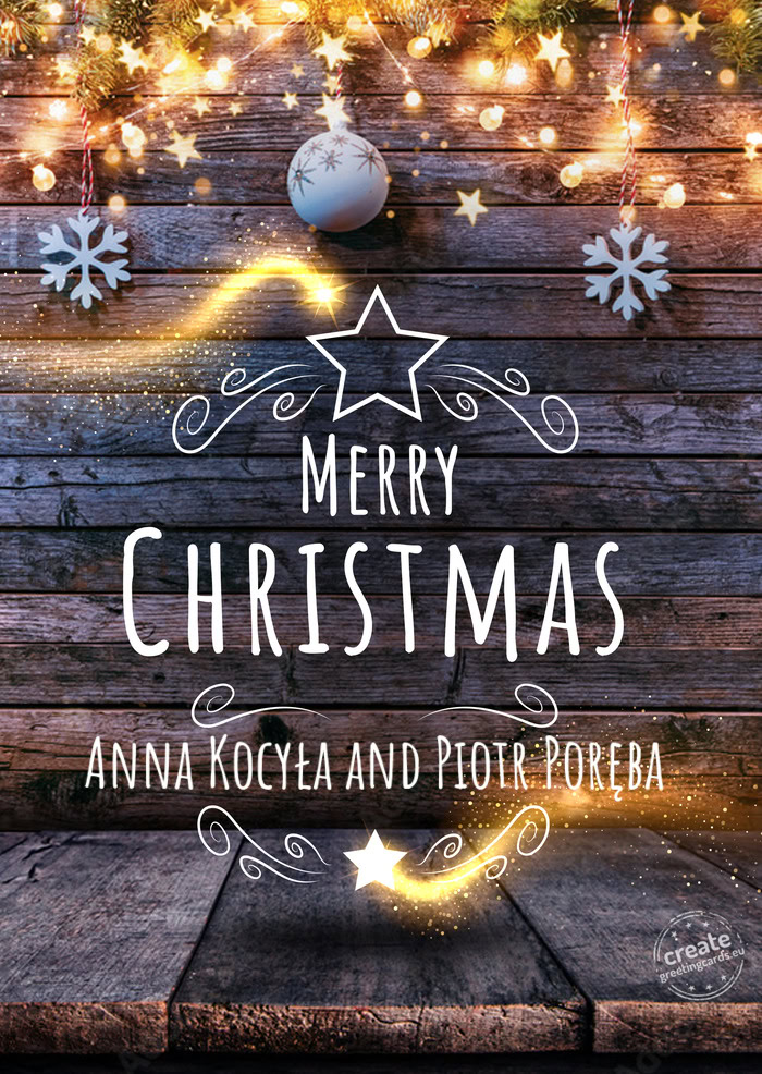 Anna Kocyła and Piotr Poręba