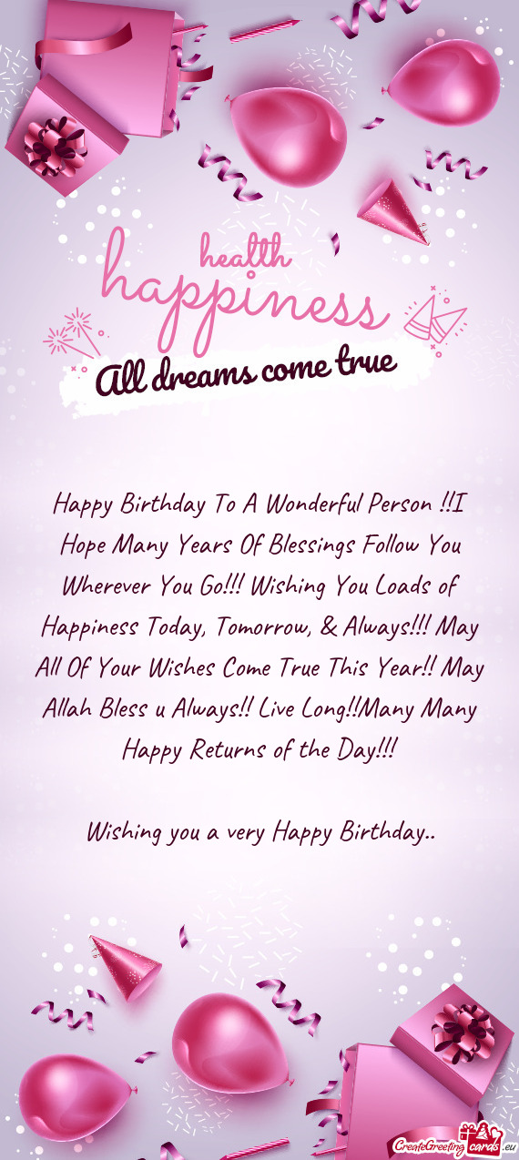 Ar!! May Allah Bless u Always!! Live Long!!Many Many Happy Returns of the Day