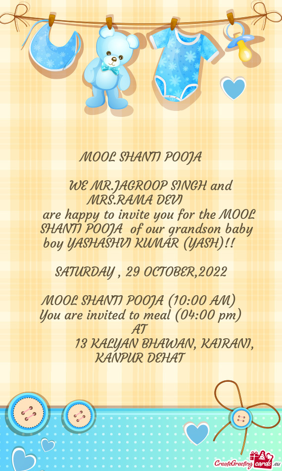 Are happy to invite you for the MOOL