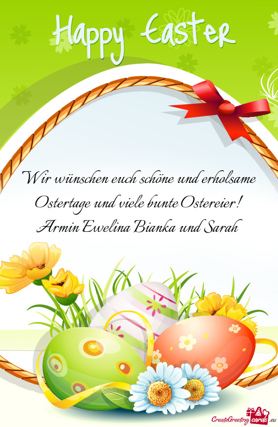 Armin Ewelina Bianka und Sarah