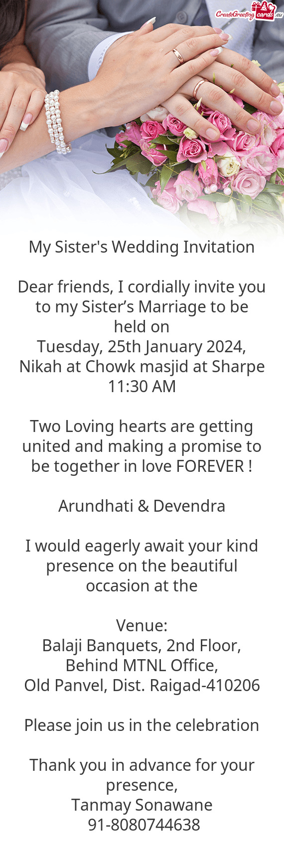 Arundhati & Devendra