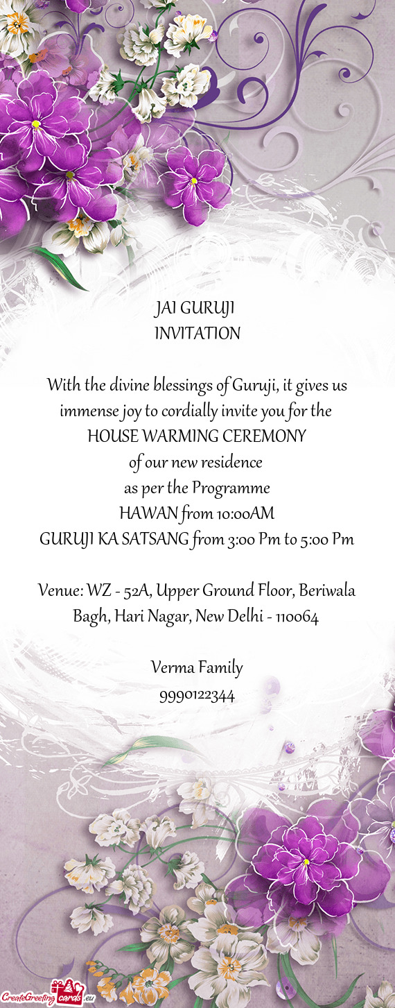 As per the Programme