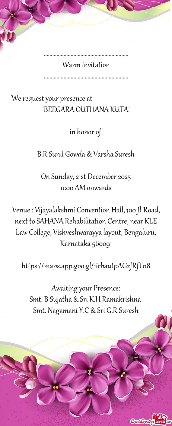 Aw College, Vishveshwarayya layout, Bengaluru, Karnataka 560091