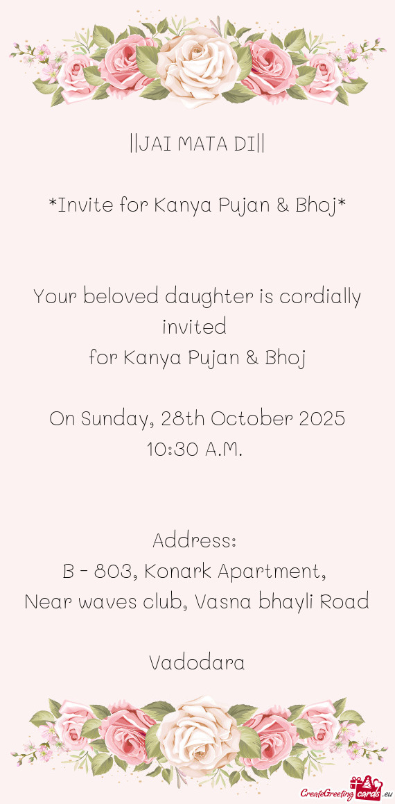 B - 803, Konark Apartment