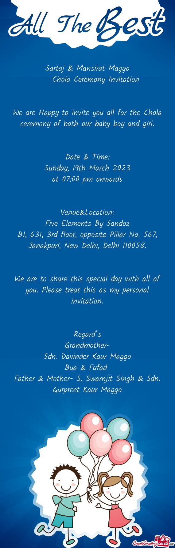 B1, 631, 3rd floor, opposite Pillar No. 567, Janakpuri, New Delhi, Delhi 110058