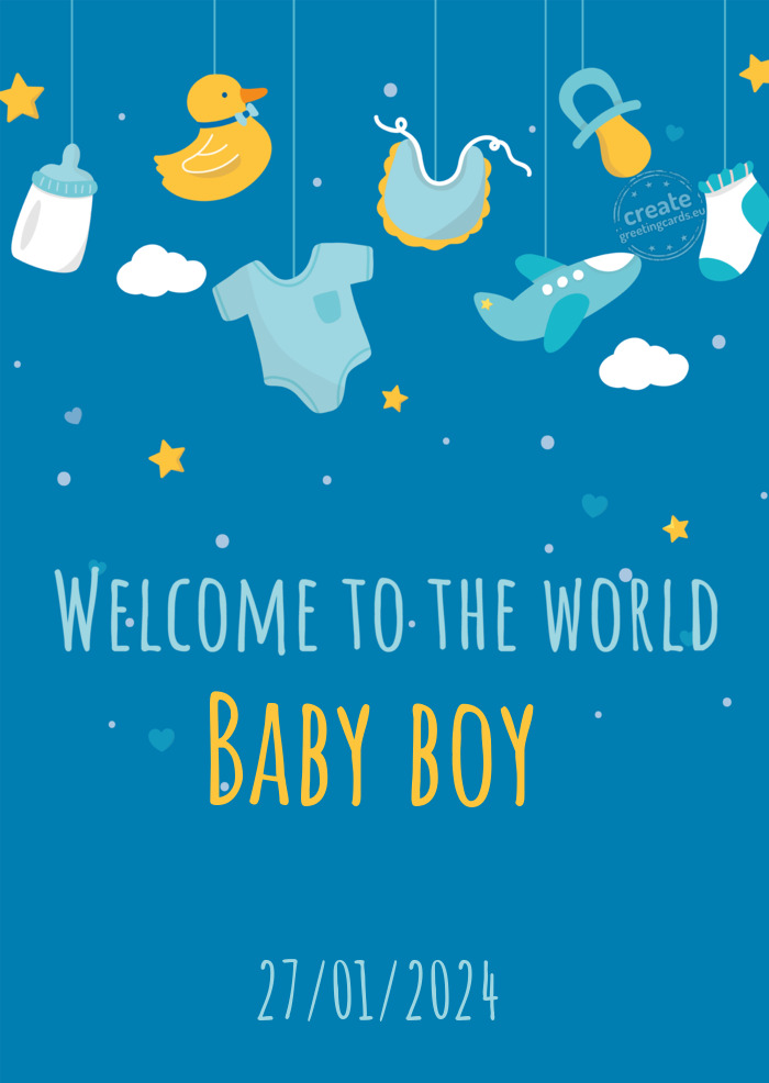 Baby boy 27/01/2024
