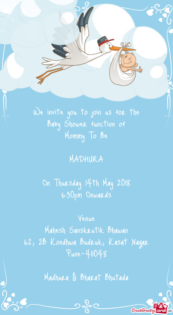 Baby Shower function of