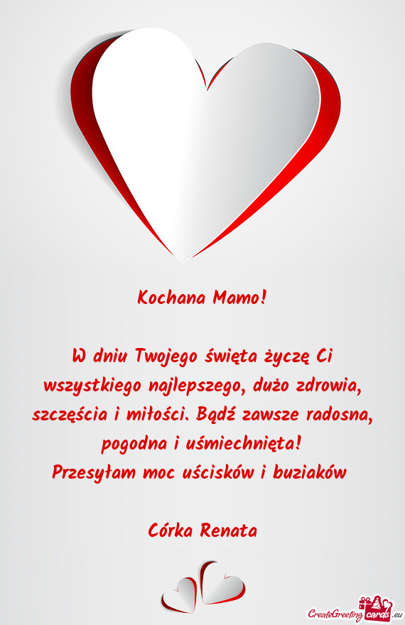 Bądź zawsze radosna, pogodna i uśmiechnięta