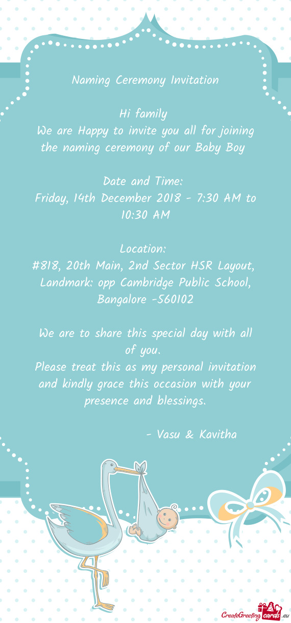 Bangalore -560102