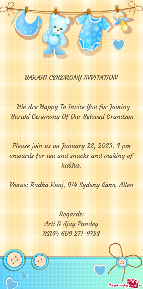 Barahi Ceremony Of Our Beloved Grandson
