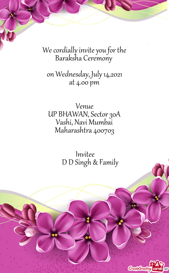 Baraksha Ceremony