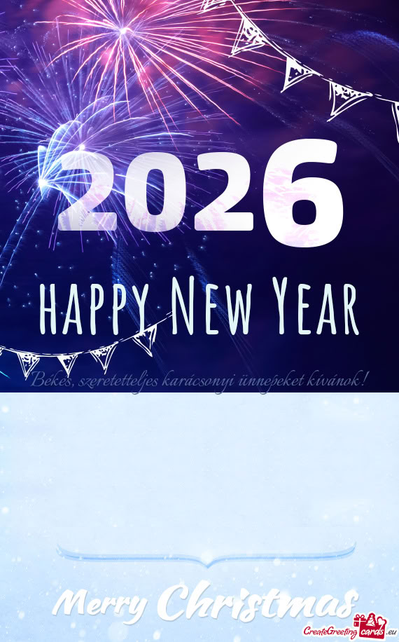 Békés, szeretetteljes karácsonyi ünnepeket kívánok