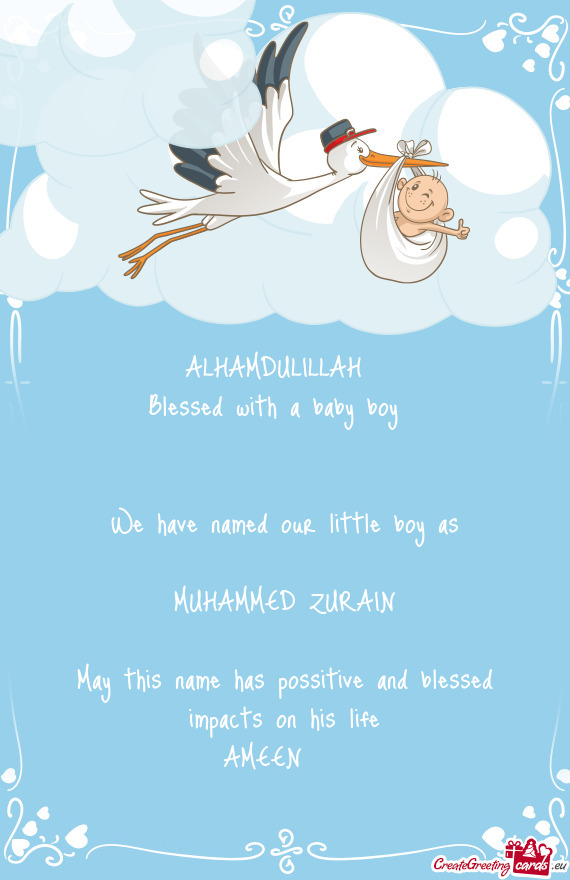 Blessed with a baby boy😍