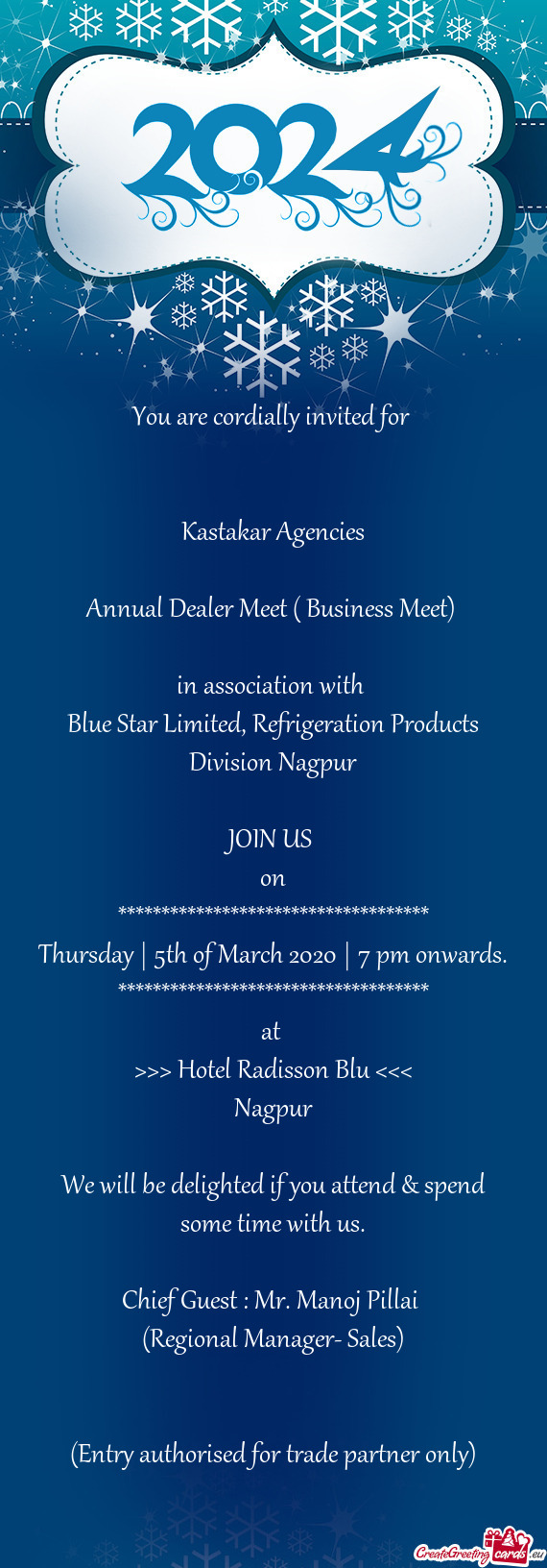 Blue Star Limited, Refrigeration Products Division Nagpur