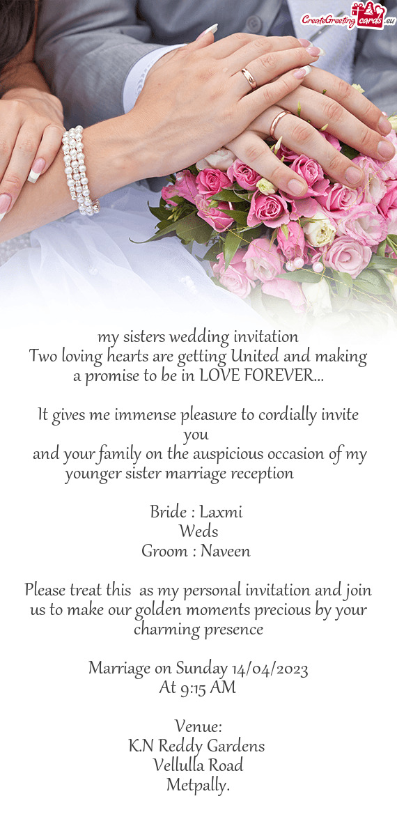 Bride : Laxmi