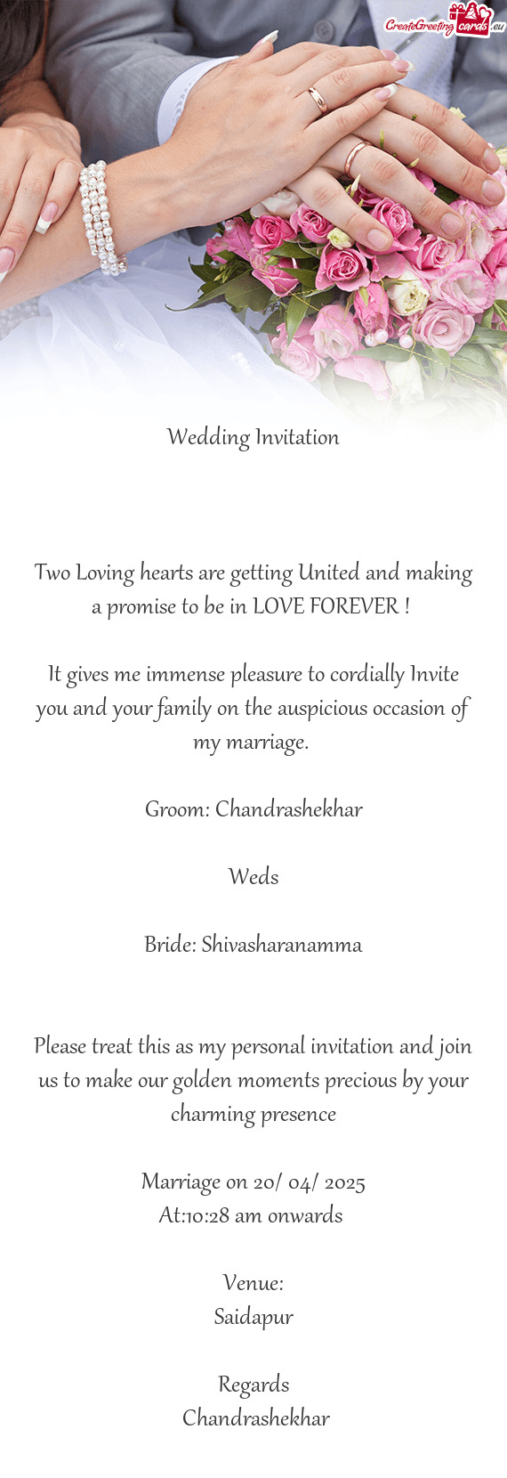 Bride: Shivasharanamma