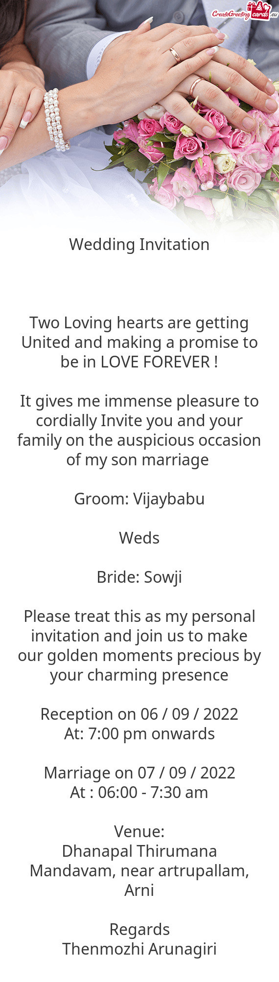 Bride: Sowji