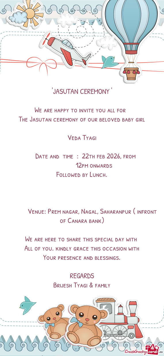 Brijesh Tyagi & family