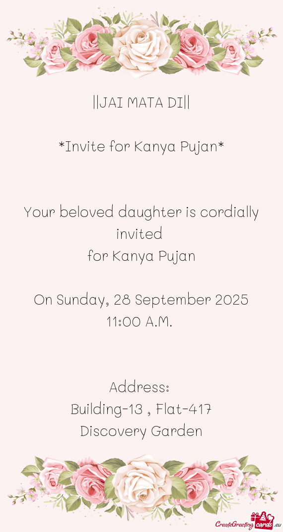 Building-13 , Flat-417