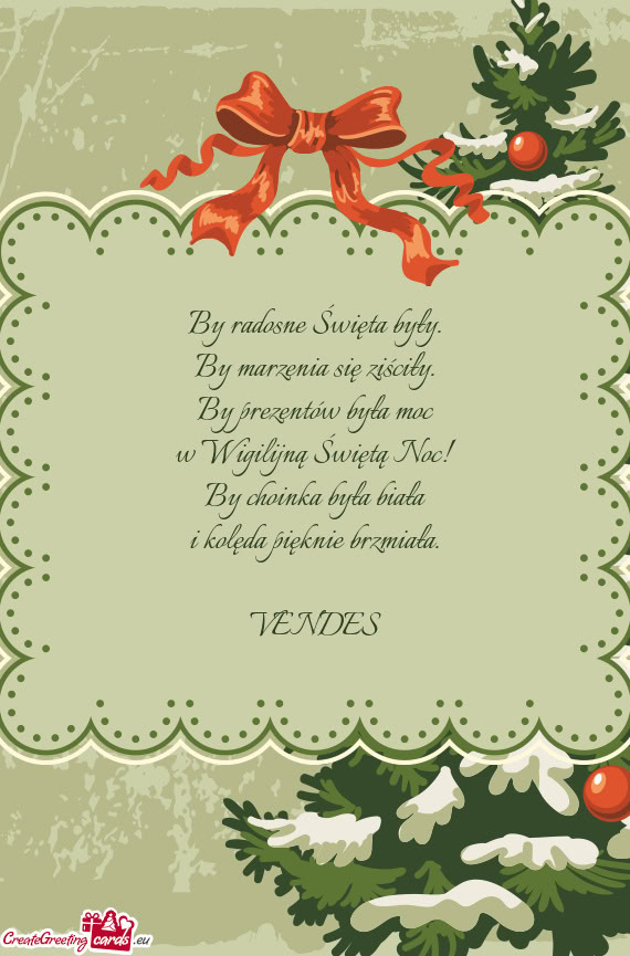 By radosne Święta były