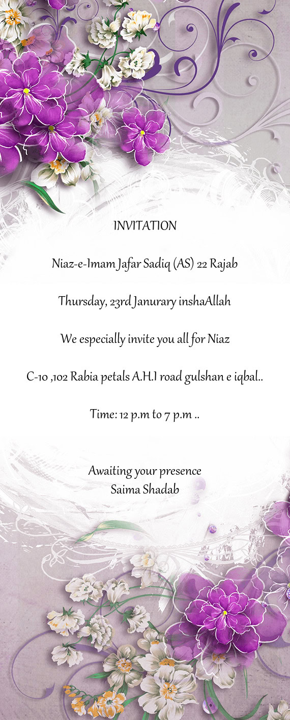 C-10 ,102 Rabia petals A.H.I road gulshan e iqbal