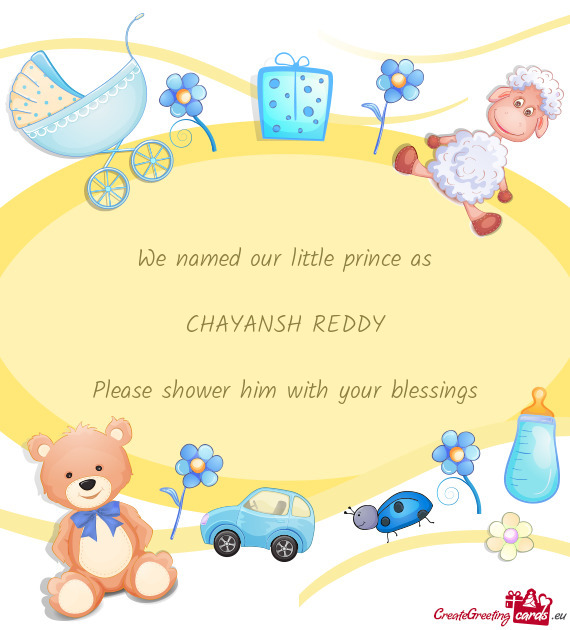 CHAYANSH REDDY