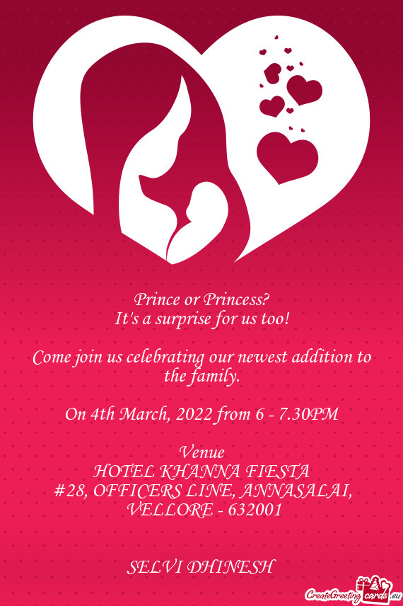Come join us celebrating our newest addition to the family
