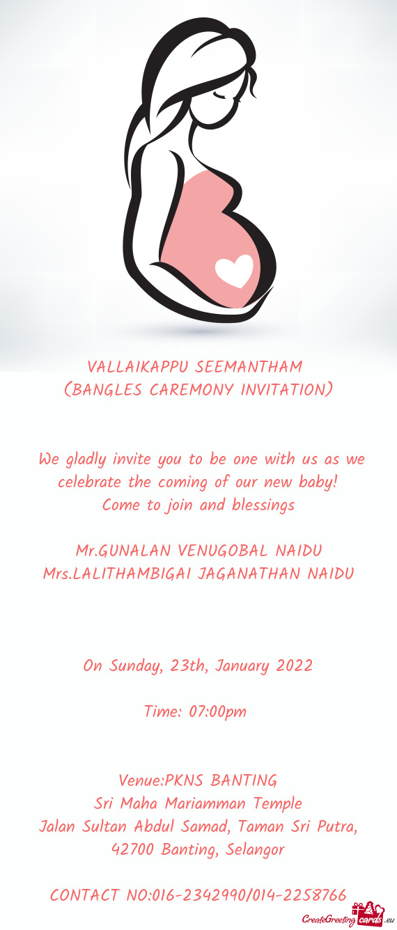 Come to join and blessings