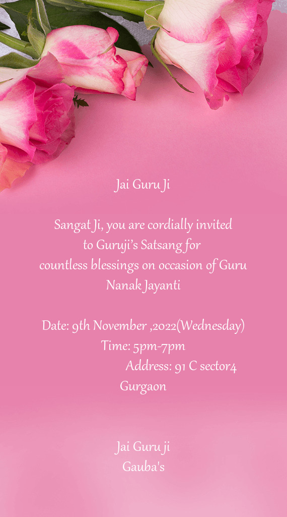 Countless blessings on occasion of Guru Nanak Jayanti