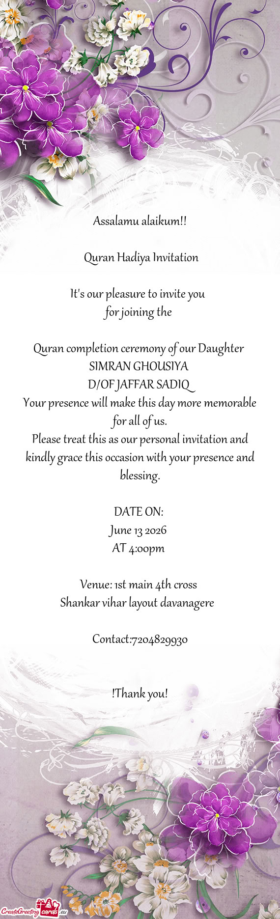 D/OF JAFFAR SADIQ