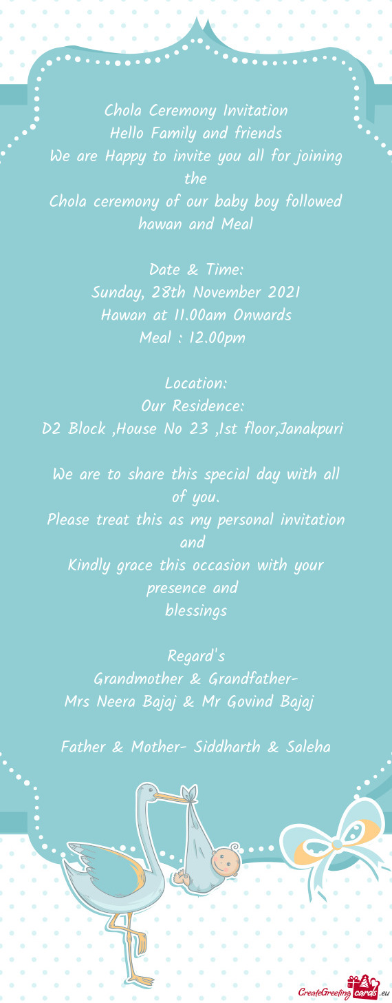 D2 Block ,House No 23 ,1st floor,Janakpuri