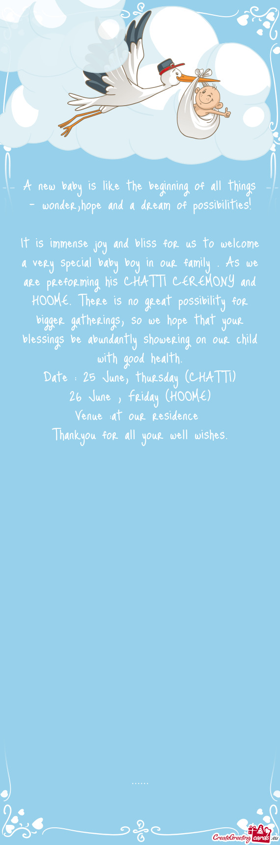 Date : 25 June, thursday (CHATTI)