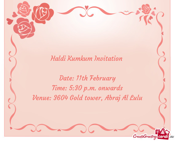 Date: 11th February