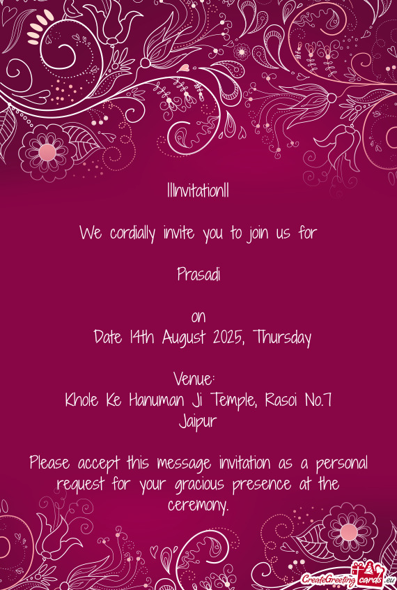 Date 14th August 2025, Thursday