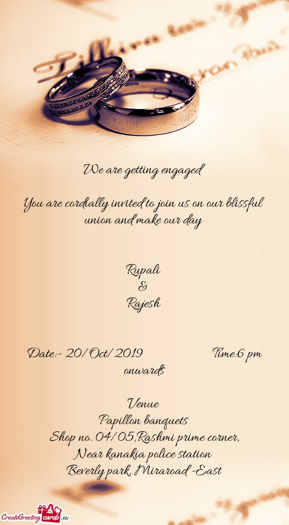 Date:- 20/Oct/2019      Time:6 pm onwards