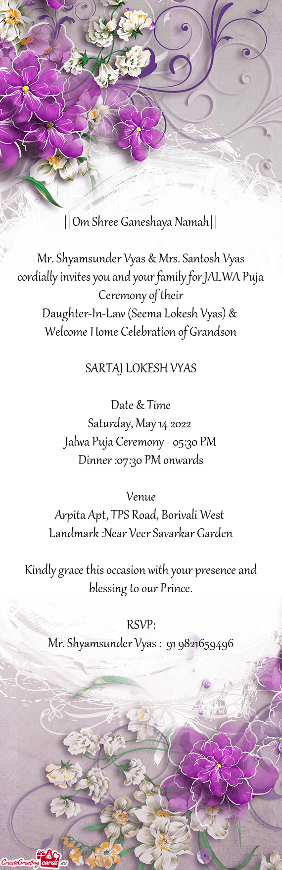 Daughter-In-Law (Seema Lokesh Vyas) &